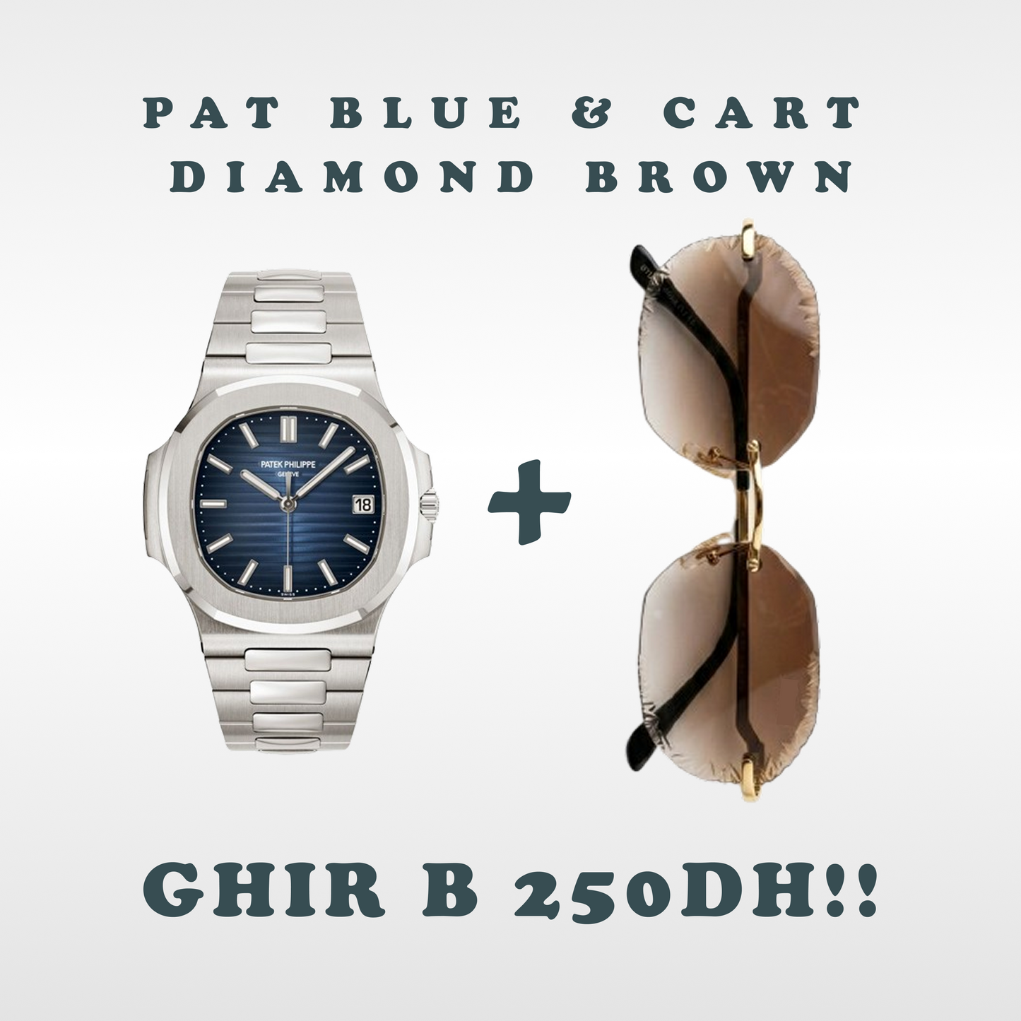Cart Diamon Cut & Montre