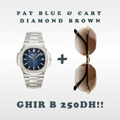Cart Diamon Cut & Montre