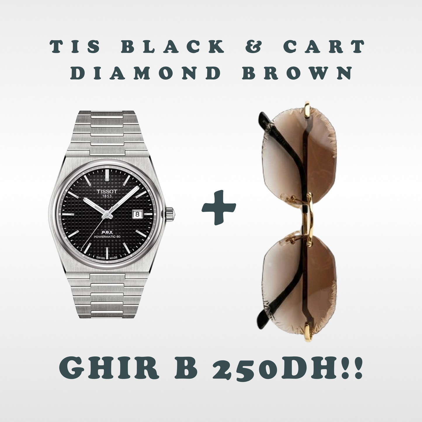 Cart Diamon Cut & Montre