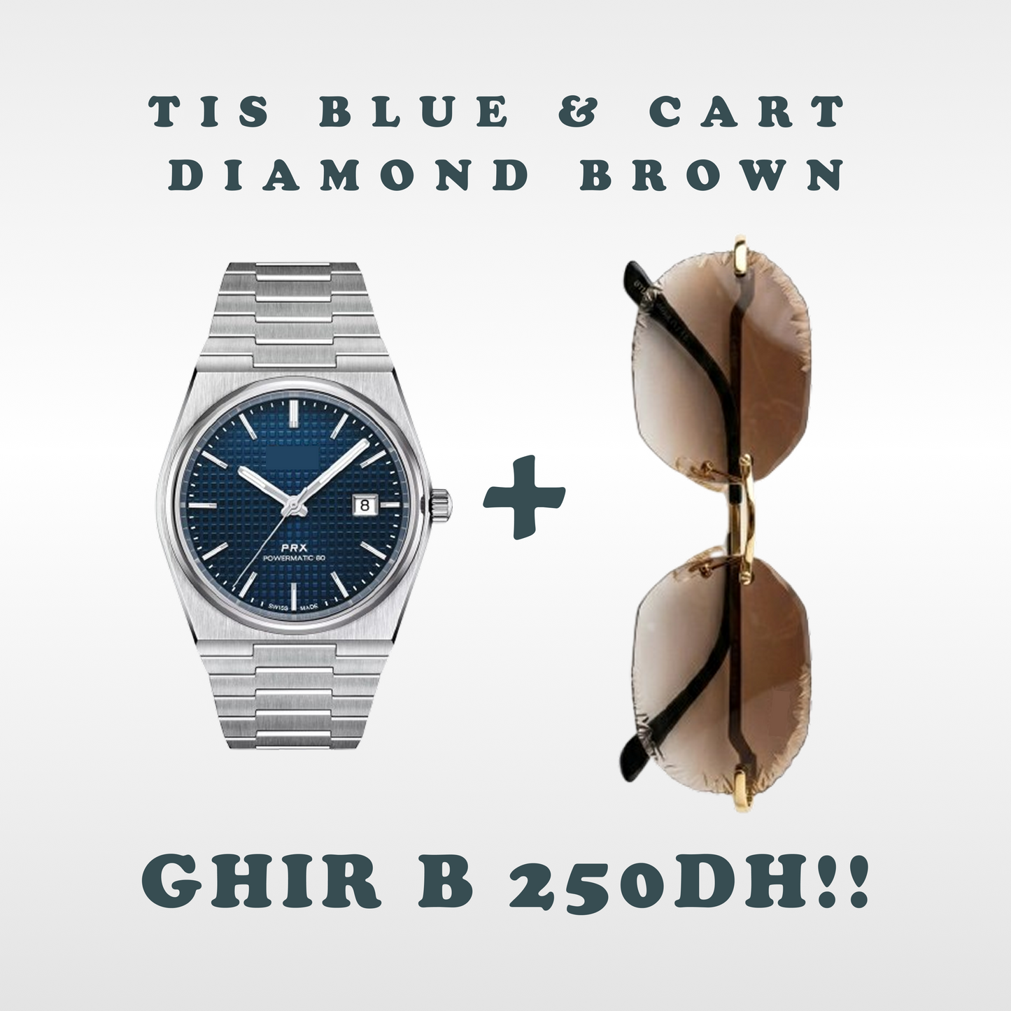 Cart Diamon Cut & Montre