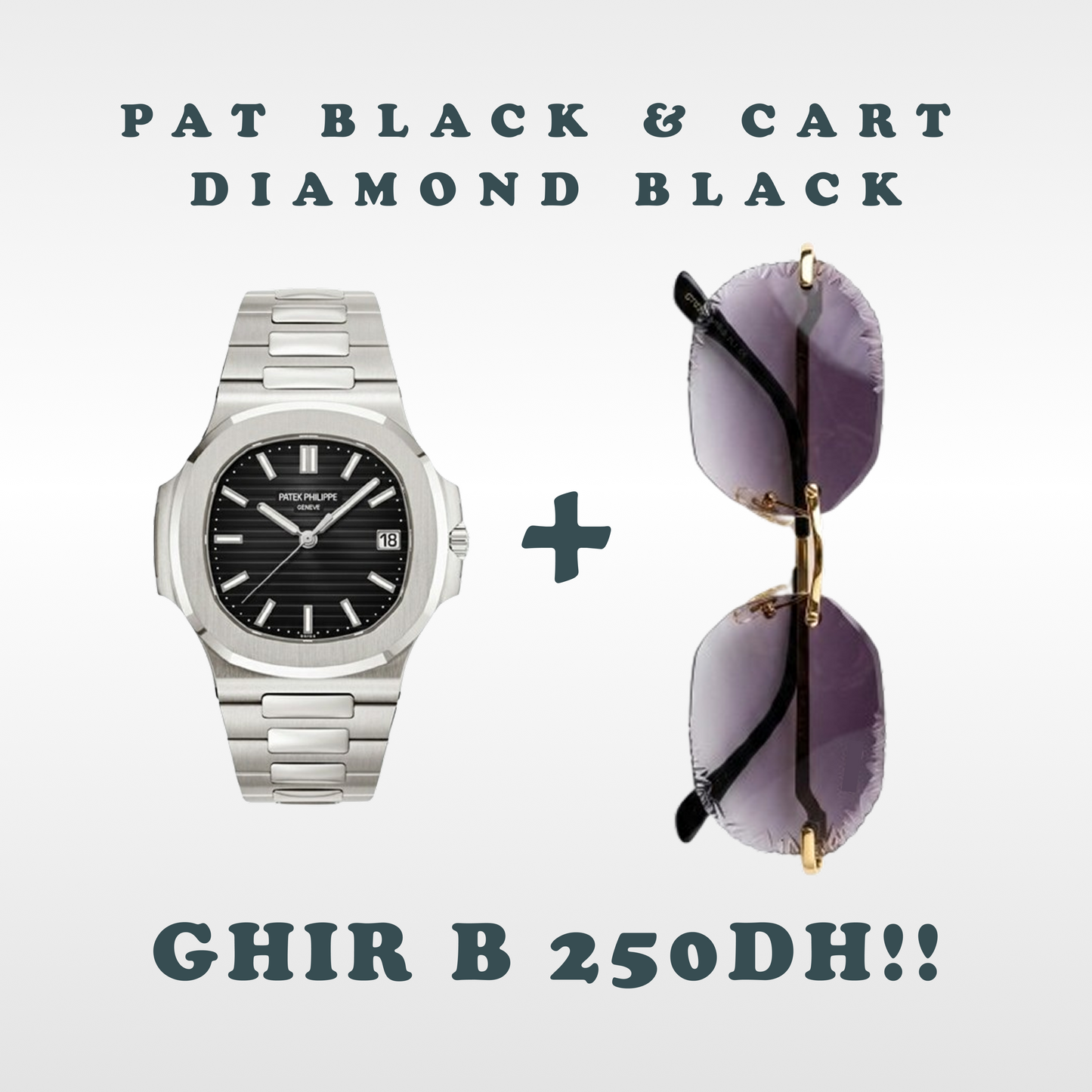 Cart Diamon Cut & Montre