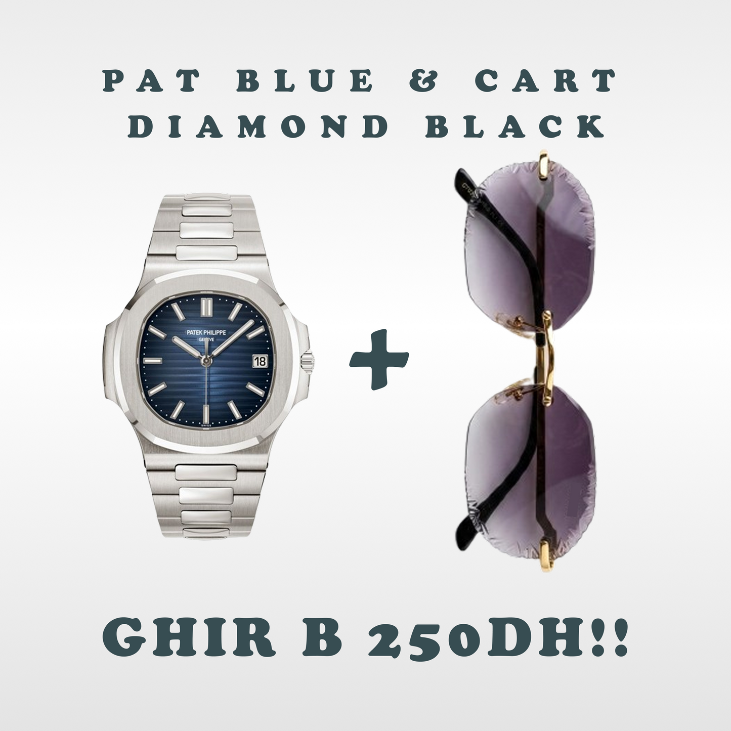 Cart Diamon Cut & Montre