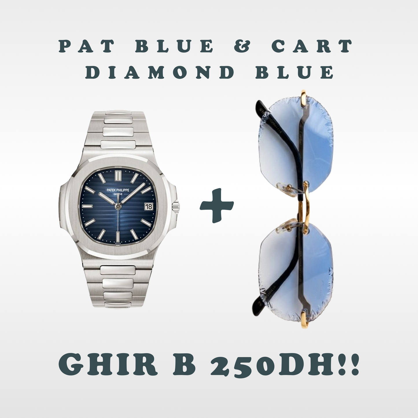 Cart Diamon Cut & Montre