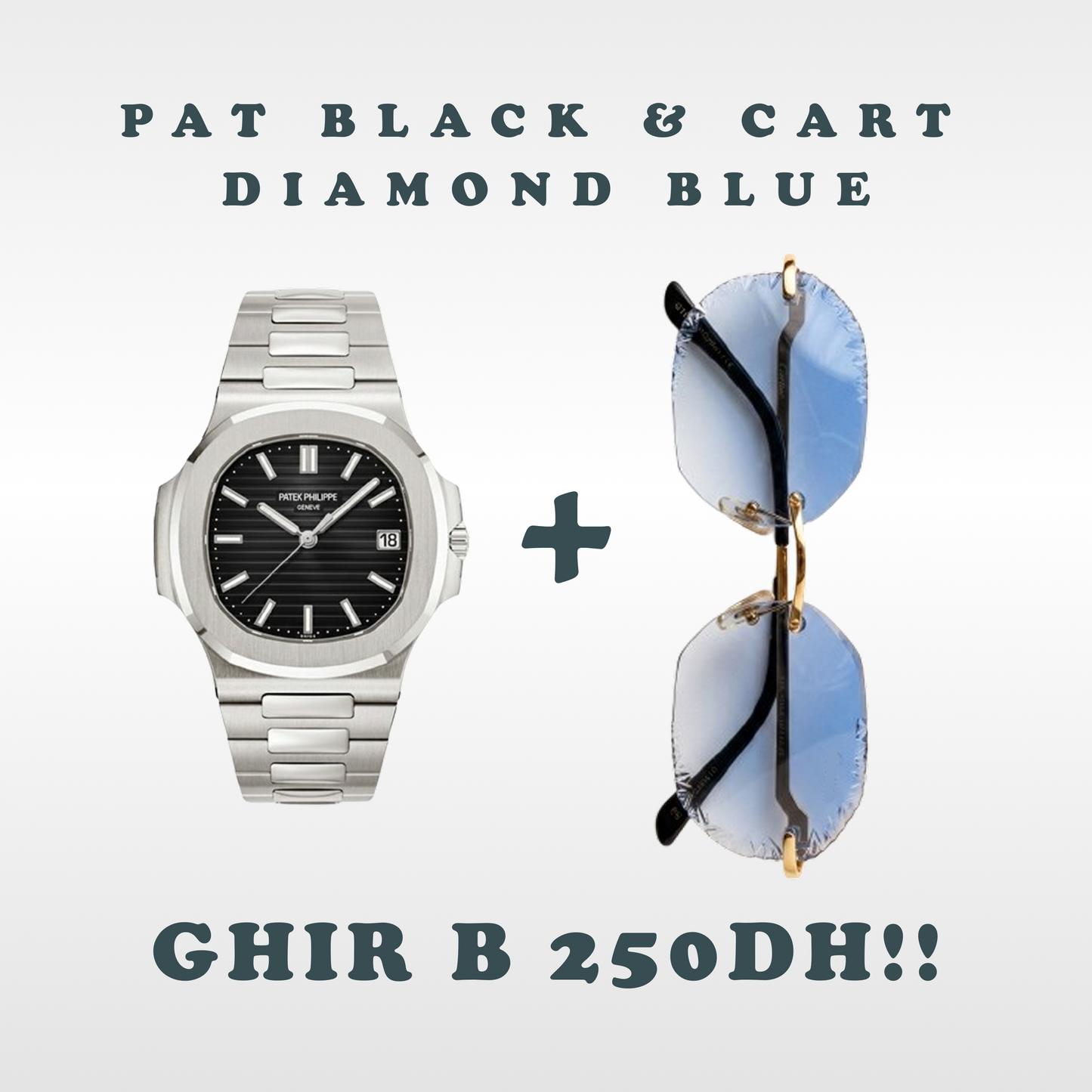 Cart Diamon Cut & Montre