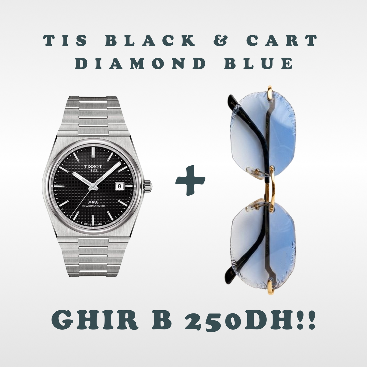Cart Diamon Cut & Montre