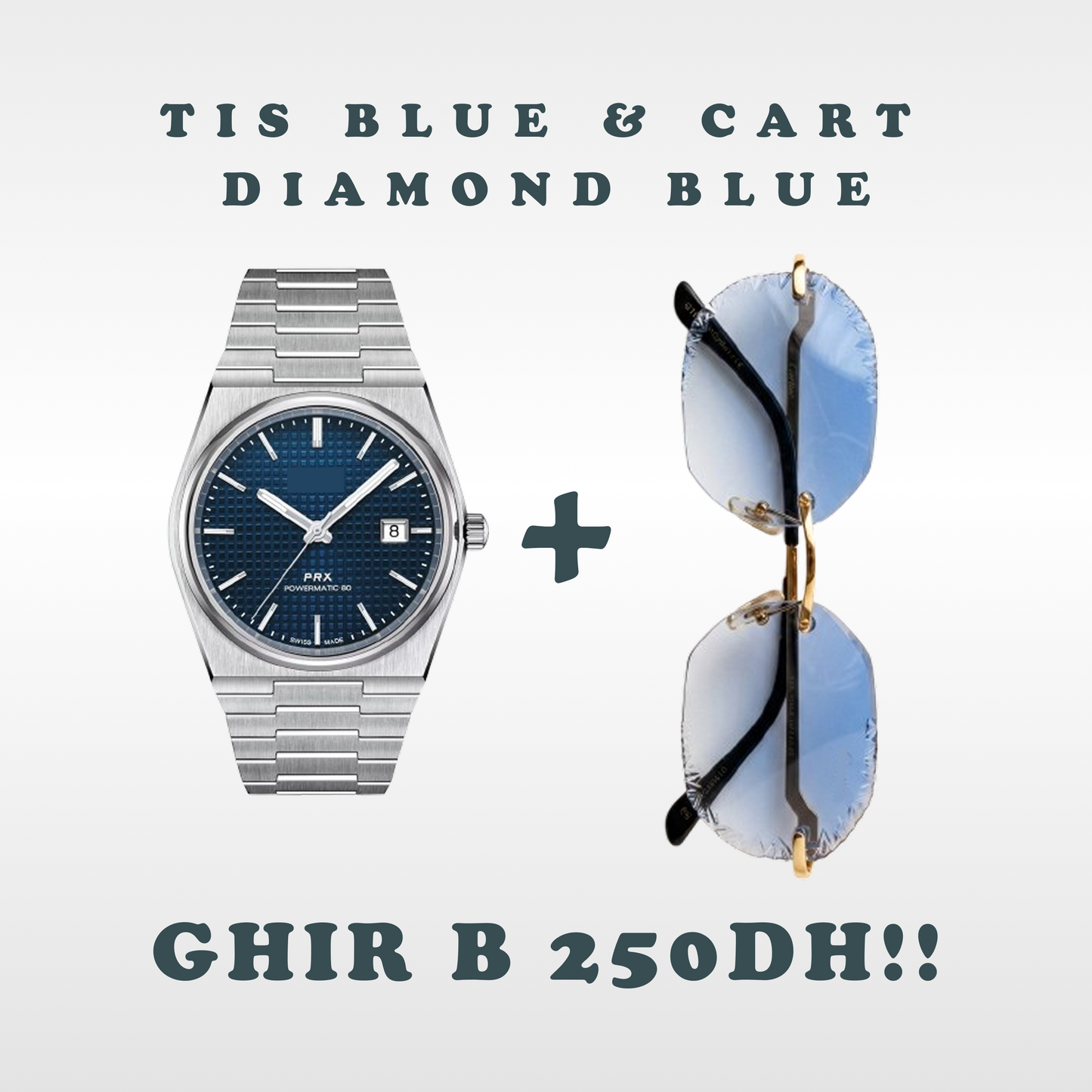 Cart Diamon Cut & Montre