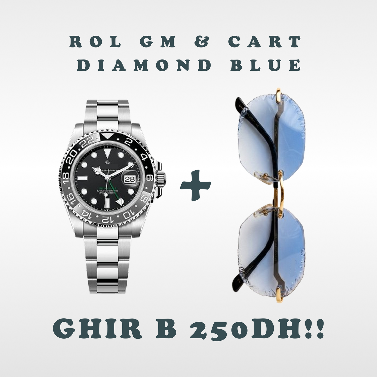 Cart Diamon Cut & Montre